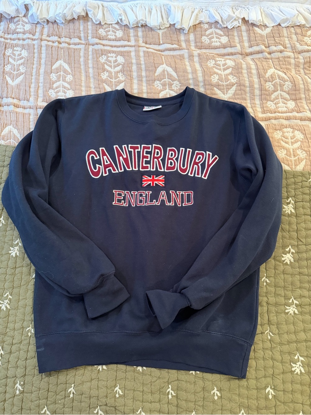 England Navy Crewneck Sweatshirt